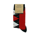 Red Tie Affair // Argyle Socks - Zockz