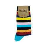 Gouldian Finch // Striped Socks - Zockz