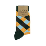 Florida Orange // Patterned Socks - Zockz
