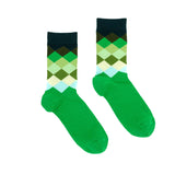 Green Apple // Patterned Socks - Zockz