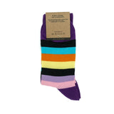 Purple Love // Striped Socks - Zockz