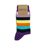 Purple Love // Striped Socks - Zockz