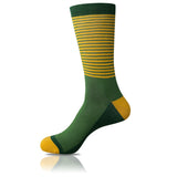 Yellow Leaf // Striped Socks - Zockz