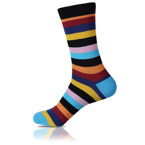 Gouldian Finch // Striped Socks - Zockz