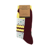 Gingerbread Feet // Patterned Socks - Zockz