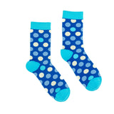 Laguna Blue // Polka Dot Socks - Zockz