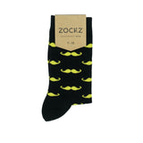 La Moustache Jaune // Pattern Socks - Zockz