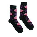 Shades of Pink // Argyle Socks - Zockz