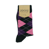 Shades of Pink // Argyle Socks - Zockz