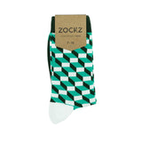 Mint Chocolate // Patterned Socks - Zockz