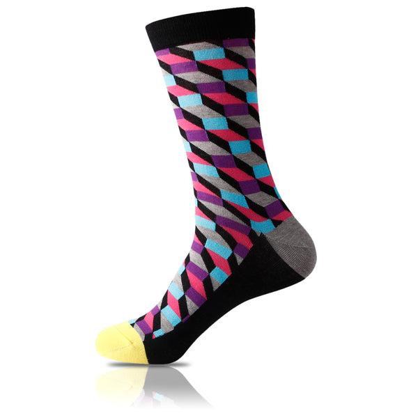 Señor Yellow Toe // Patterned Socks - Zockz