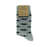 La Moustache Grise // Patterned Socks - Zockz