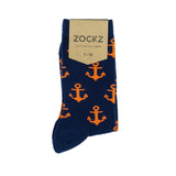 Captain Blue // Patterned Socks - Zockz