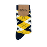 Bee Bold // Argyle Socks - Zockz