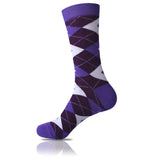 Midnight Purple // Argyle Socks - Zockz