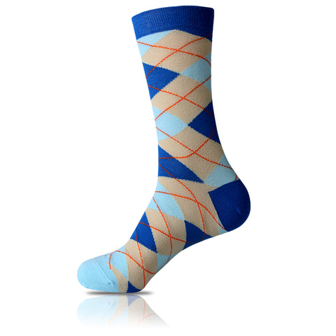 Royal Diamonds // Argyle Socks - Zockz