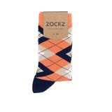 Tender Salmon // Argyle Socks - Zockz