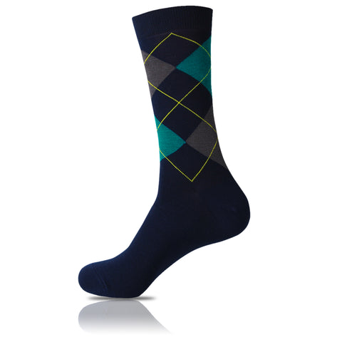 Crop Diamonds // Argyle Socks - Zockz