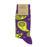 Paisley Yellows // Patterned Socks - Zockz