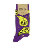 Paisley Yellows // Patterned Socks - Zockz
