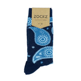Paisley Blues // Patterned Socks - Zockz