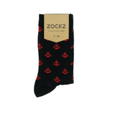 Classy in Red // Patterned Socks - Zockz